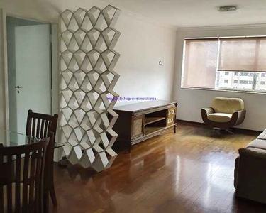 Apartamento MOBILIADO 135m², 02 dormitórios (sendo 01 suíte), 02 banheiros e 01 vaga na ga