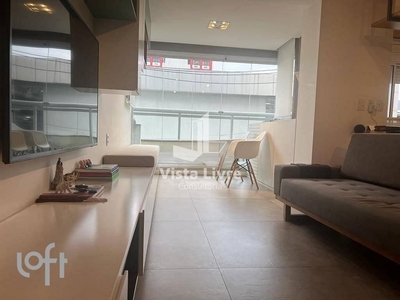 Apartamento à venda em Pinheiros com 45 m², 1 quarto, 1 vaga