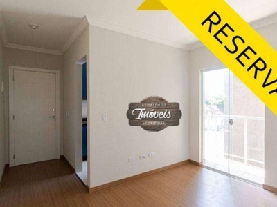 Apartamento com 2 dormitórios para alugar, 46 m² por R$ 1.120,00/mês - Cidade Jardim - São José dos Pinhais/PR