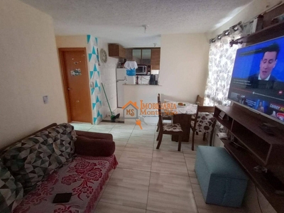 Apartamento em Água Chata, Guarulhos/SP de 47m² 2 quartos à venda por R$ 170.000,00 ou para locação R$ 960,00/mes