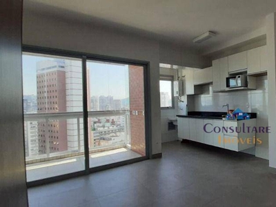Apartamento em Boqueirão, Santos/SP de 46m² 1 quartos para locação R$ 4.390,00/mes