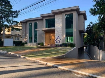 Casa com 5 suítes, 760 m² - venda por R$ 7.900.000 ou aluguel por R$ 38.200/mês - Alphaville Residencial 10 - Santana de Parnaíba/SP