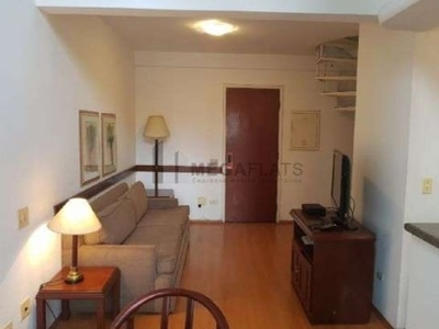 Flat com 1 quarto para alugar na Avenida Moema, 177, Moema, São Paulo, 42 m2 por R$ 2.420