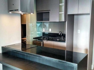 Flat com 2 dormitórios para alugar, 65 m² por R$ 6.000/mês - Brooklin Paulista - São Paulo/SP