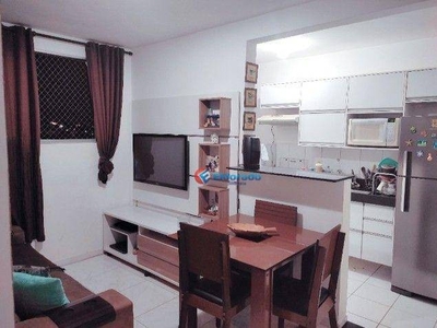 Apartamento com 2 dormitórios à venda, 47 m² por R$ 170.000 - Chácaras Fazenda Coelho - Ho