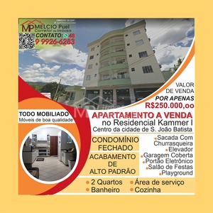 Apartamento em Centro, São João Batista/SC de 103m² 2 quartos à venda por R$ 249.000,00