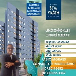 Apartamento para venda com 44 metros quadrados com 2 quartos em Imbiribeira - Recife - PE