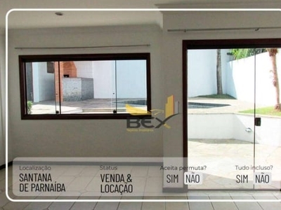 Casa com 5 dormitórios, 400 m² - venda por R$ 2.550.000,00 ou aluguel por R$ 12.980,00/mês - Alphaville 06 - Santana de Parnaíba/SP