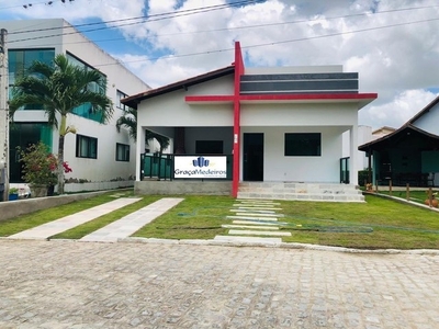 Casa nova em condomínio com excelente área de lazer Ref.GM-0259