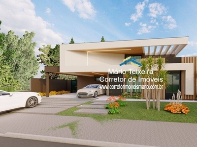 Casa térrea em construção / 3 suítes / escritório / área gourmet / piscina