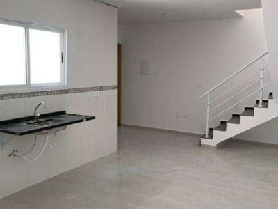 Cobertura com 2 dormitórios à venda, 100 m² - Vila Pires - Santo André/SP