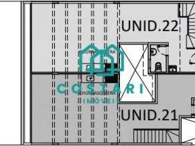 Cobertura com 2 quartos à venda no Jardim, Santo André por R$ 795.000