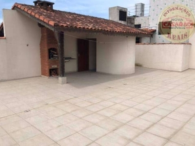 Cobertura com 3 dormitórios à venda, 171 m² por R$ 520.000,00 - Boqueirão - Praia Grande/SP