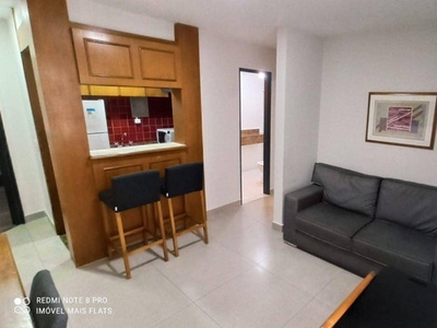 Flat com 1 dormitório para alugar, 40 m² por R$ 4.000,00/mês - Cerqueira César - São Paulo