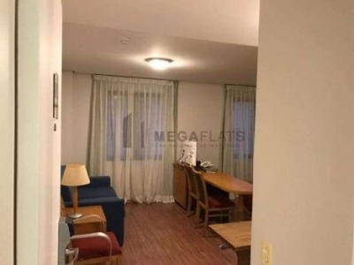 Flat com 1 quarto para alugar na Av. JAMARIS, 100, Moema, São Paulo, 28 m2 por R$ 2.456