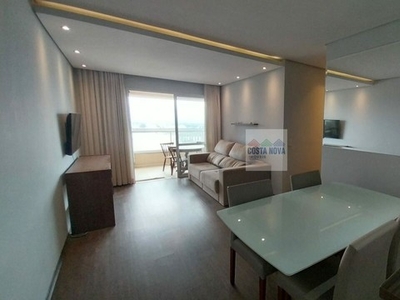 Lindo apartamento de 03 dormitórios mobiliado em andar alto com lazer completo na Ponta d