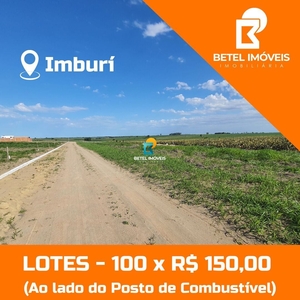 Terreno em Imburi De Campos, São Francisco De Itabapoana/RJ de 10m² à venda por R$ 15.000,00