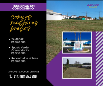 Terreno em Samambaia Parque Residencial, Bauru/SP de 10m² à venda por R$ 338.000,00