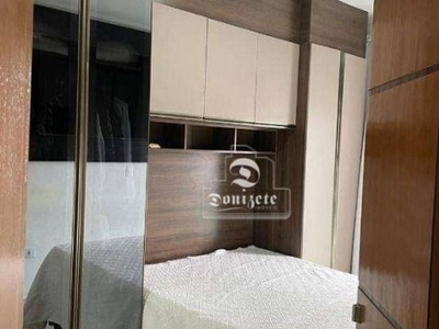 Cobertura com 2 dormitórios para alugar, 112 m² por r$ 3.650,00/mês - vila vitória - santo andré/sp