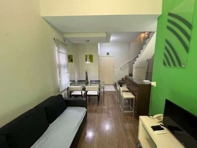 Flat com 1 dormitório à venda, 74 m² por r$ 490.000,00 - gonzaga - santos/sp