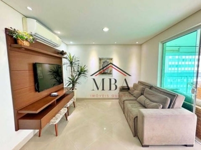 Locação anual alto padrão - apartamento com 3 dormitórios para alugar, 134 m² por r$ 8.000/mês - praia das pitangueiras - guarujá/sp
