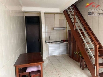 Loft com 1 quarto para alugar na avenida rui barbosa, 977, centro, itanhaém, 40 m2 por r$ 1.400