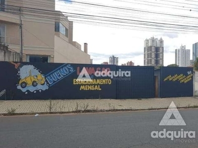 Terreno comercial para locação 638m², orfãs, ponta grossa - pr