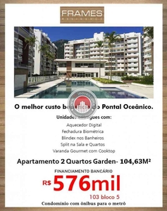 Apartamento com 2 quartos à venda no bairro Recreio dos Bandeirantes, 105m²