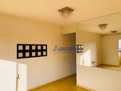 Apartamento com 2 dormitórios para alugar, 56 m² por R$ 2.130,00/mês - Vila Paulista - Gua