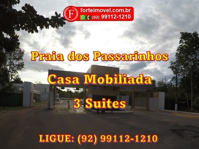 Casa Mobiliada com 3 Suites no Condominio Praia dos Passarinhos Ponta Negra