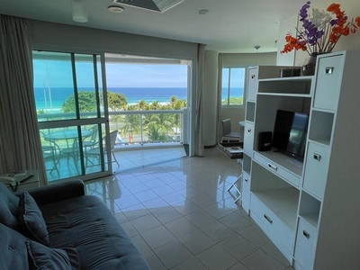 Flat de 90 m² dois quartos com lazer completo e espetacular vista para mar da Barra da Tij
