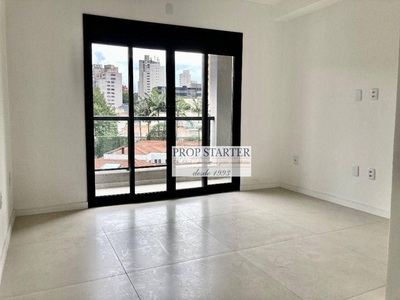 Studio com sacada, 1 dormitório para alugar, 36 m² por R$ 2.400/mês - Parque da Mooca - Sã