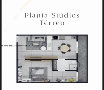 Studio para Venda em São José, Praia Comprida, 1 dormitório, 1 suíte, 1 banheiro, 1 vaga