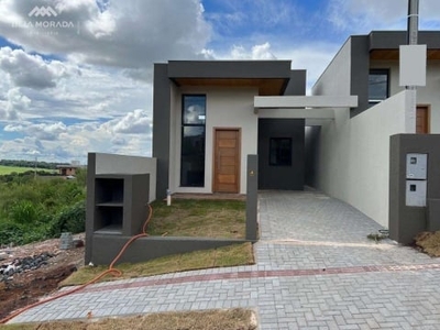 Casa com 3 dormitórios à venda,85.00 m , fraron, pato branco - pr