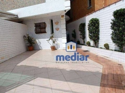 Casa com 4 dormitórios, 128 m² - venda por r$ 1.050.000,00 ou aluguel por r$ 7.500,00/mês - embaré - santos/sp