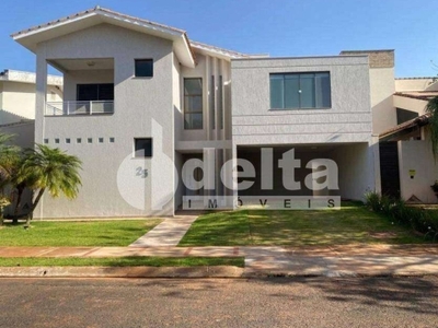 Casa em condomínio para aluguel, 5 quartos, 2 suítes, 2 vagas, morada da colina - uberlândia/mg