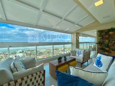 Cobertura com vista para o mar e piscina com 4 quartos (4 suítes) à venda, 200 m² por r$ 3.200.000 - enseada - guarujá/sp - imobiliária mercuri