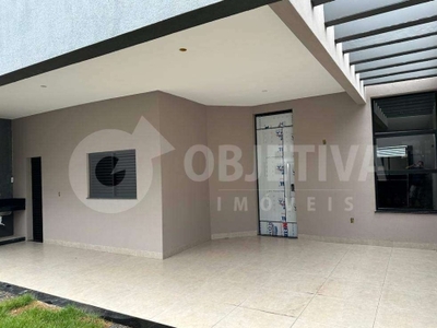 Excelente casa térrea nova a venda no bairro praça alto umuarama em uberlândia