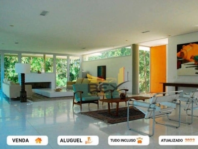 Casa com 4 dormitórios para alugar, 900 m² por r$ 75.000,00/mês - residencial tamboré - barueri/sp