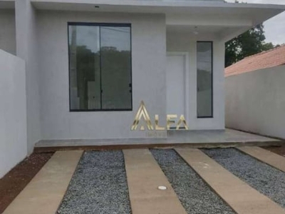 Casa com 3 dormitórios à venda, 65 m² por r$ 370.000,00 - nossa senhora de fatima - penha/sc