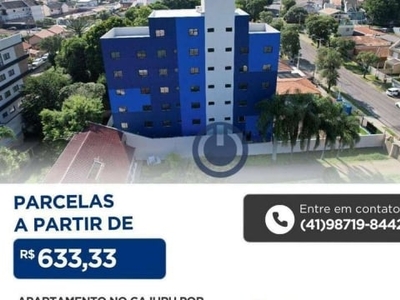 Apartamento com 1 dormitório à venda, 28 m² por r$ 169.000,00 - cajuru - curitiba/pr