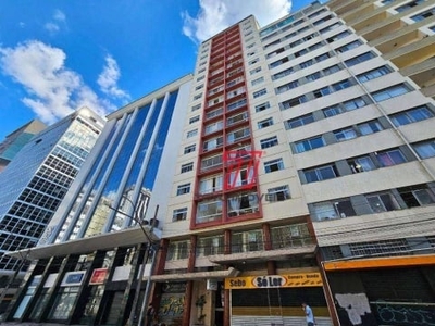 Apartamento com 1 dormitório para alugar, 40 m² por r$ 2.198/mês - centro - curitiba/pr