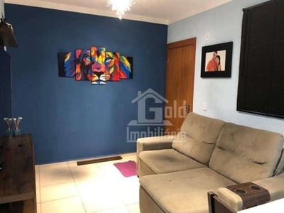 Apartamento com 2 dormitórios, 45 m² - venda por r$ 120.000,00 ou aluguel por r$ 1.052,04/mês - jardim silvio passalacqua - ribeirão preto/sp