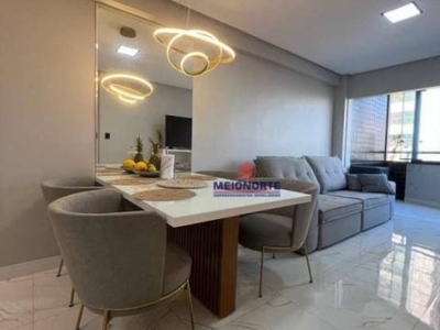 Apartamento com 2 dormitórios à venda, 80 m² por r$ 750.000,00 - ponta d areia - são luís/ma