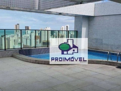 Apartamento com 3 dormitórios à venda, 62 m² por r$ 570.000,00 - boa viagem - recife/pe