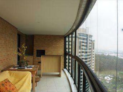 Apartamento com 3 quartos para alugar na rua itapaiuna, panamby, são paulo, 208 m2 por r$ 7.000