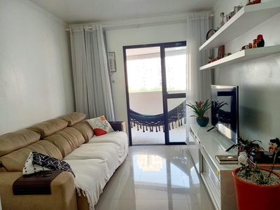 Apartamento mobiliado à venda, 2 quartos, 1 suíte, 1 vaga, Pompéia - Santos/SP