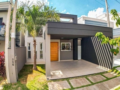 Casa com 3 dormitórios à venda, 100 m² por r$ 850.000 - condomínio park real - indaiatuba/sp