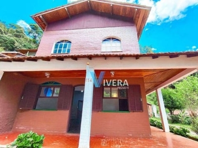 Casa com 3 suítes, 182 m² - venda por r$ 600.000 ou aluguel por r$ 3.146/mês - albuquerque - teresópolis/rj