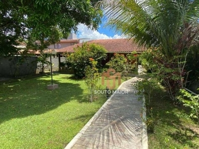 Casa com 4 dormitórios à venda, 260 m² por r$ 780.000,00 - aldeia - camaragibe/pe